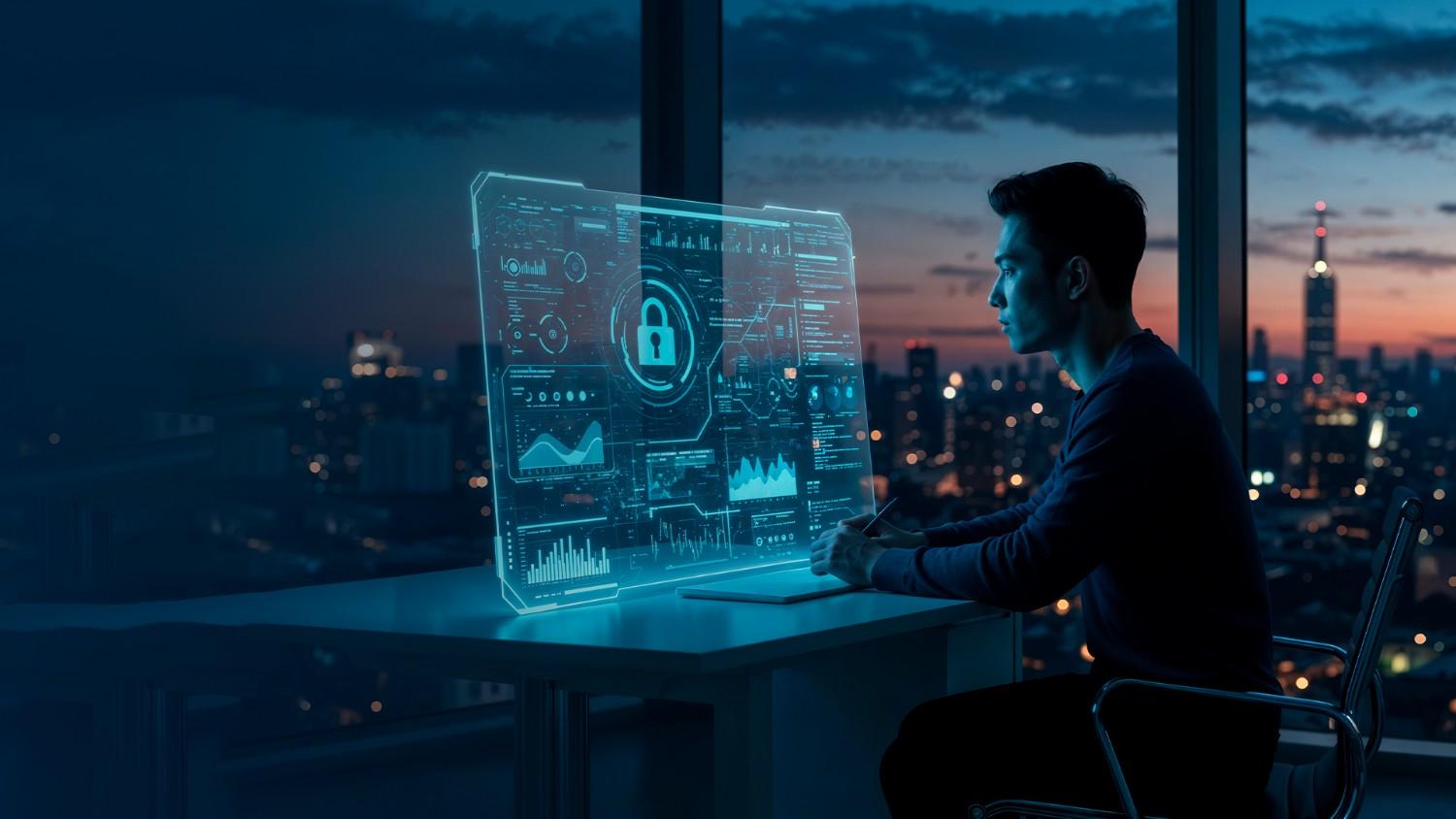 Cybersecurity operations visual